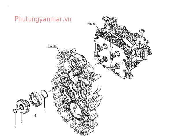 Trục truyền động di chuyển số 2